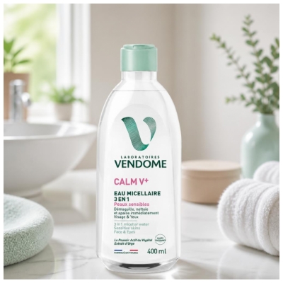 Laboratoires Vendôme Calm V+ Micellarvand 3-i-1 400 ml