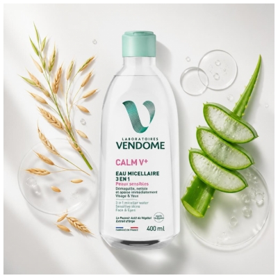 Laboratoires Vendôme Calm V+ Micellarvand 3-i-1 400 ml