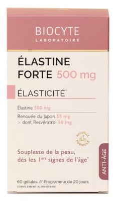 Biocyte Elastina Forte 500 mg 60 Cápsulas