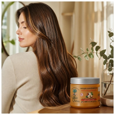 le Petit Olivier Mascarilla Reparadora Karité y Macadamia 330 ml