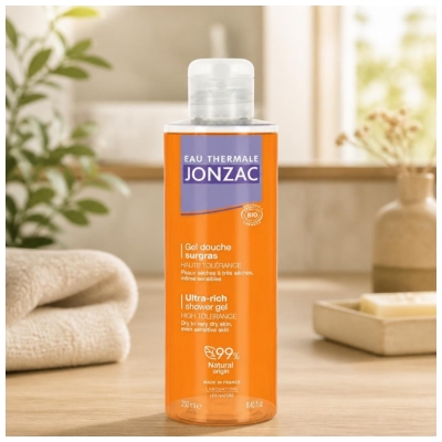 Eau de Jonzac Nutritive Rückfettendes Duschgel Hohe Verträglichkeit Bio 250 ml