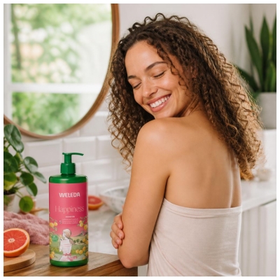 Weleda Happiness Duschgel Grapefruit Prickelnd 750 ml