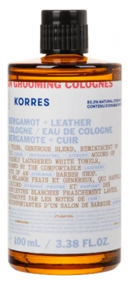 Korres Athenian Grooming Eau de Cologne Bergamote + Cuir 100 ml
