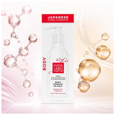 Hada Labo Tokyo Body Essence Corporal Hidratação Profunda & Alisamento 200 ml