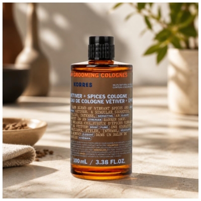 Korres Atėnų skutimosi vanduo Vetiveris + Pipirai 100 ml