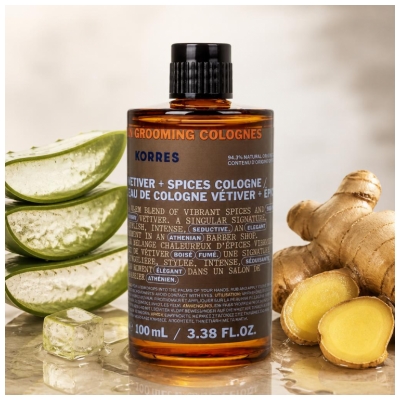 Korres Athenian Grooming Eau de Cologne Vetiver + Kryddor 100 ml