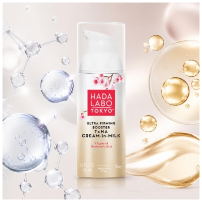 Hada Labo Tokyo Premium Nuorentava ja Kiinteyttävä Päiväemulsiovoide 50 ml