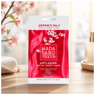 Hada Labo Tokyo Máscara de Tecido Antienvelhecimento Facial 20 ml