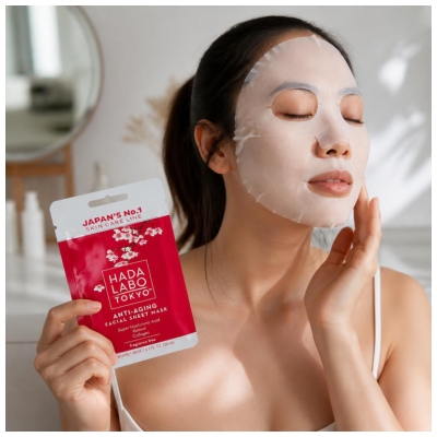 Hada Labo Tokyo Máscara de Tecido Antienvelhecimento Facial 20 ml
