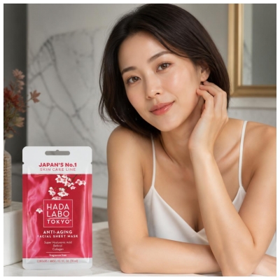 Hada Labo Tokyo Máscara de Tecido Antienvelhecimento Facial 20 ml