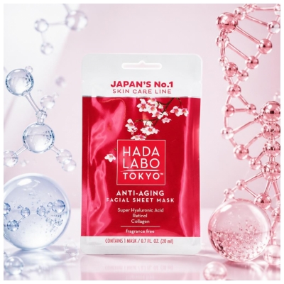 Hada Labo Tokyo Máscara de Tecido Antienvelhecimento Facial 20 ml