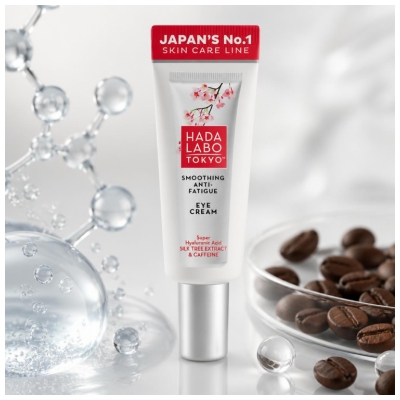 Hada Labo Tokyo Creme para Contorno dos Olhos Dia e Noite Alisamento Antifadiga 15 ml