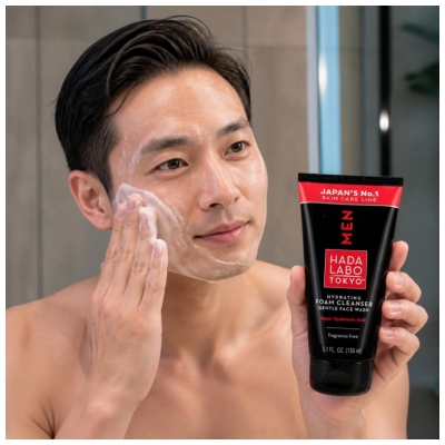 Hada Labo Tokyo Men Veido Valomasis Kreminas 150 ml