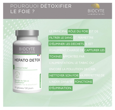Biocyte Longevity Hepato Detox 60 Gélules
