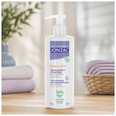 Eau Thermale Jonzac Nutritive ATO+ Baume Relipidant Intensif Bio 400 ml