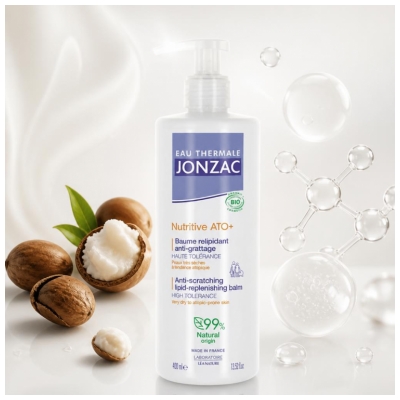 Eau Thermale Jonzac Nutritive ATO+ Baume Relipidant Intensif Bio 400 ml