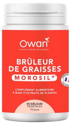 Owari Brûleur de Graisses Morosil 60 Gélules Végétales