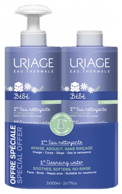 Uriage Baby 1. Čistící voda Balení 2 x 500 ml