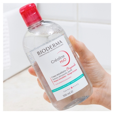 Bioderma Créaline H2O L'Eau Micellaire Originale Lot de 2 x 500 ml