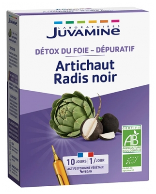 Juvamine Rábano Negro Alcachofa 10 Ampollas