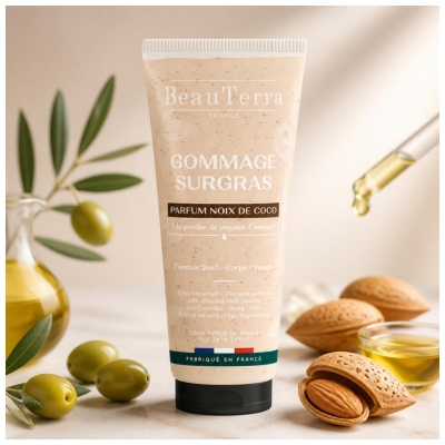 Scrub Bogat în Grăsimi BeauTerra Nuci de Cocos 200 ml