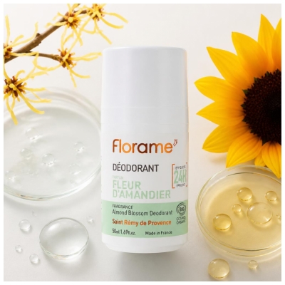 Florame 24H Deodorant Organic Almond Blossom 50 ml