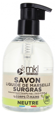 Săpun Lichid de Marsilia Supra-gras Neutru MKL Green Nature 300 ml