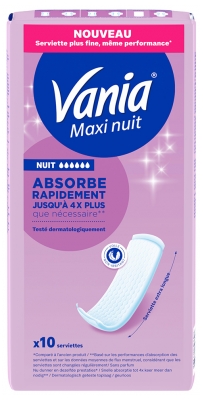 Vania Maxi Nuit 10 Serviettes