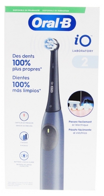 Oral-B IO Laboratory 2 Brosse à Dents Rechargeable + Accessoires - Couleur : Bleue Nuit