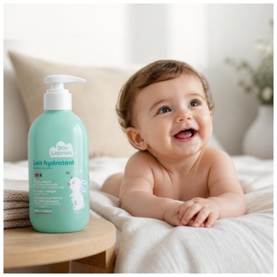 Dou Lapinou Feuchtigkeitsspendende Milch 500 ML