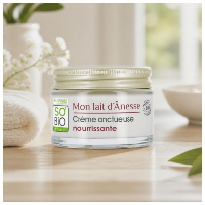 Léa Nature SO BIO étic Mitt Åsnehud NÄrande Krämig Kräm Bio 50 ml
