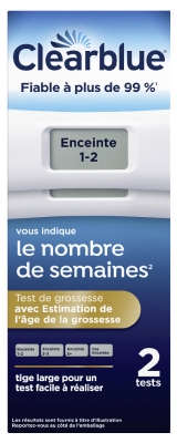 Clearblue Teste de Gravidez Digital 2 Testes