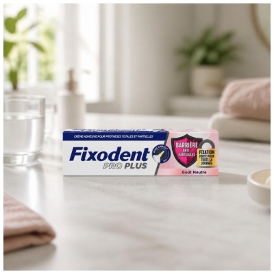 Fixodent Pro Plus Kleefcrème met Neutrale Smaak 40 g