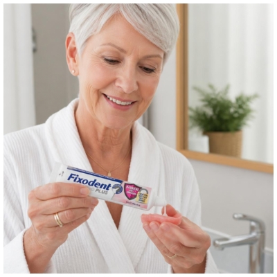 Fixodent Pro Plus Kleefcrème met Neutrale Smaak 40 g