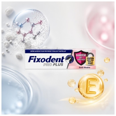 Fixodent Pro Plus Kleefcrème met Neutrale Smaak 40 g