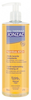 Apa Termală Jonzac Nutritive ATO+ Ulei de Curățare Relipizant Bio 500 ml