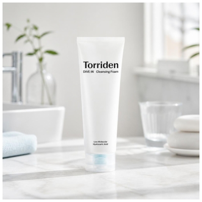 Torriden Dive In Hyaluronsyre Rensemousse 150 ml