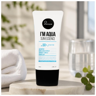 Suntique I'm Aqua Sun Essence Opalovací krém SPF50+ 50 ml