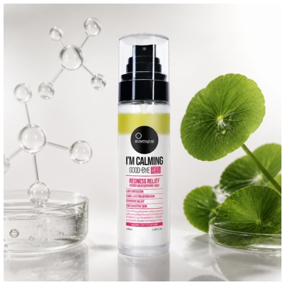 Suntique Bruma Hidratante Facial Calmante Good Bye Red 100 ml