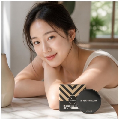 Suntique I'm Velvet Skin Fit Cushion Tonālais Krēms SPF50+ 12 g