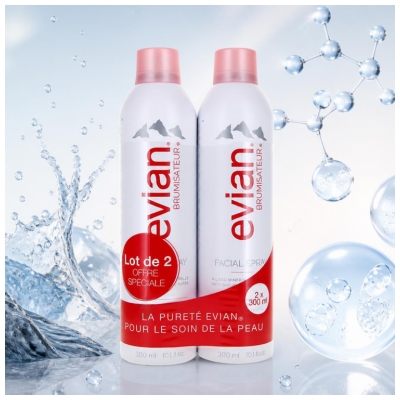 Evian Nebulizador Facial Lote de 2 x 300 ml
