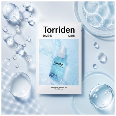 Masca de Față cu Acid Hialuronic Torriden Dive In 27 ml