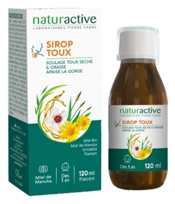 Naturactive Torr och Fet Hosta Sirap 120 ml