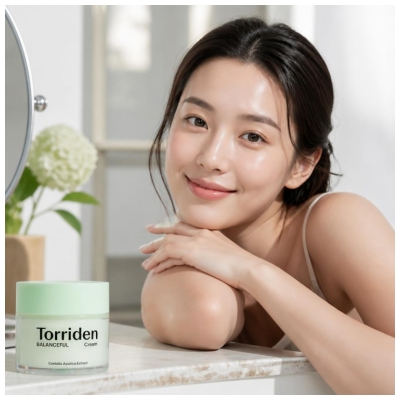 Torriden Balanceful Ausgleichende und Beruhigende Creme Centella Asiatica 80 ml