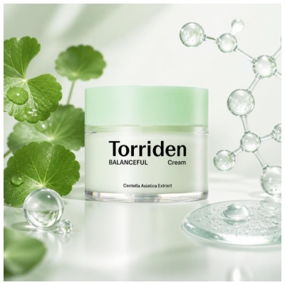 Torriden Balanceful Ausgleichende und Beruhigende Creme Centella Asiatica 80 ml