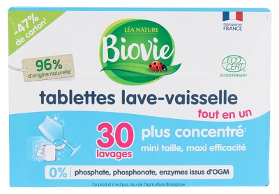 Biovie Pastillas para Lavavajillas 30 Lavados