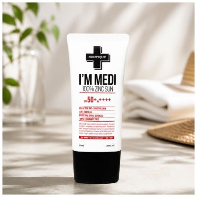 Suntique I'm Medi 100% Zinek Opalovací Krém SPF50+ 50 ml