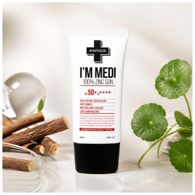 Suntique I'm Medi 100% Zinek Opalovací Krém SPF50+ 50 ml