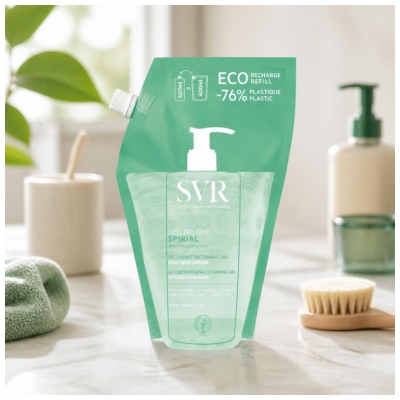 SVR Spirial Déo-Douche Waschgel Deodorant 24H Eco-Recharge 400 ml
