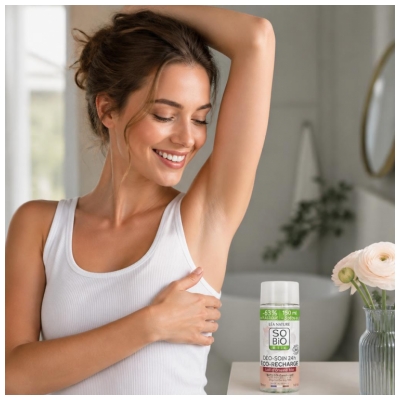 Léa Nature SO BIO étic Déo-Soin 24H Lait d'Ânesse Éco-Recharge Bio 150 ml